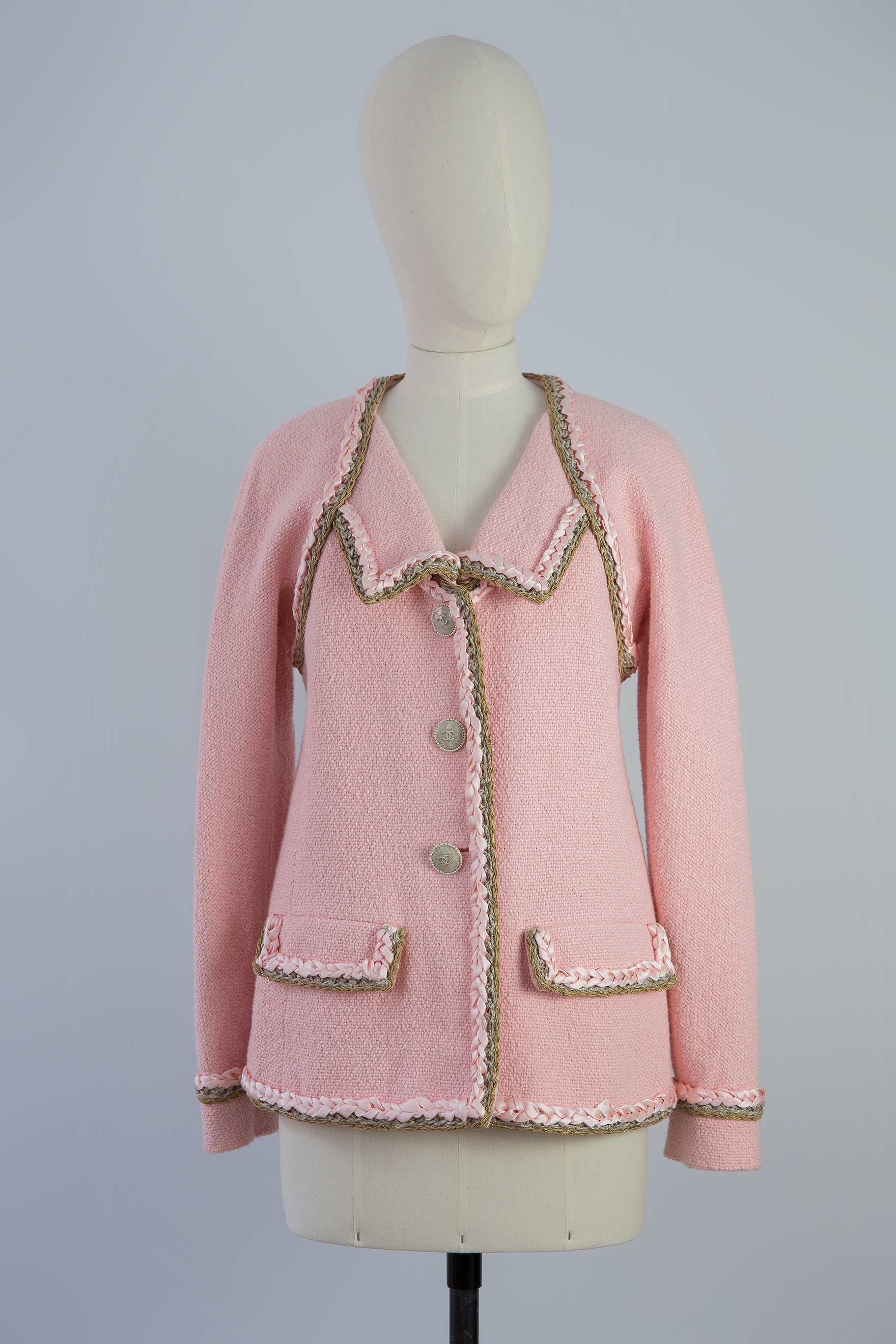 Cashmere cardigan Chanel Pink size 38 FR in Cashmere - 25815252