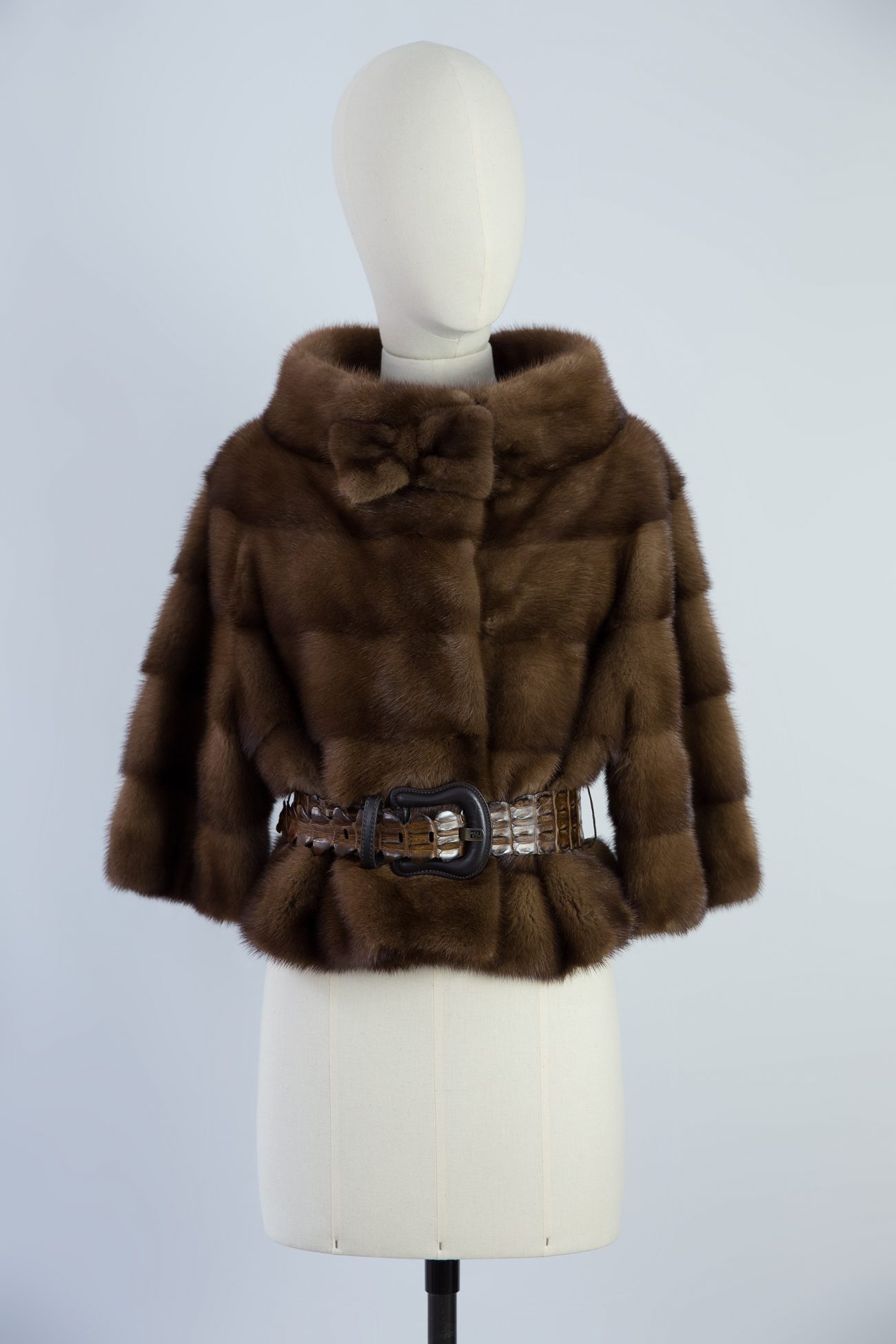 Fendi Mink Coat IT38 Huntessa Luxury Online Consignment Boutique
