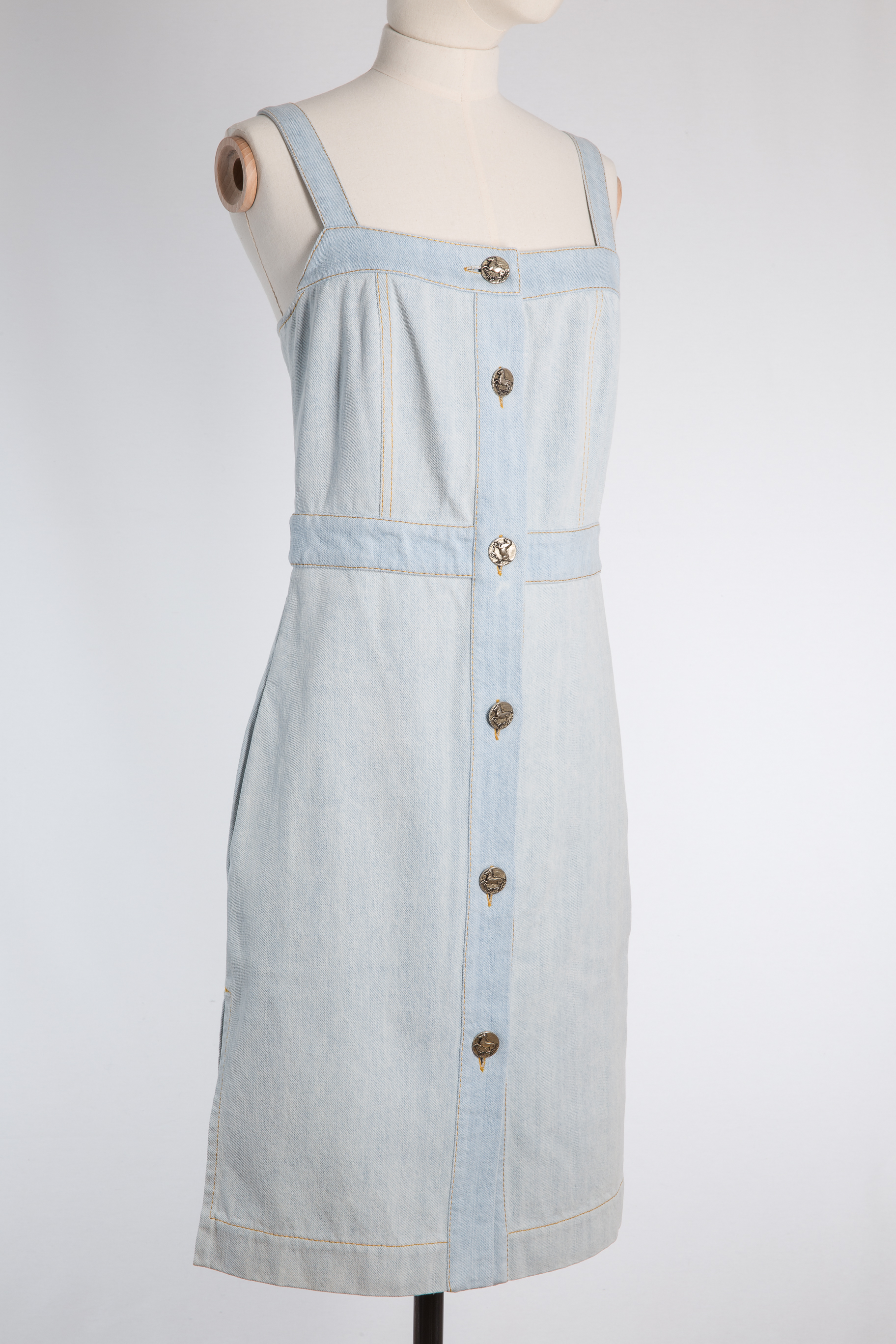 chanel denim dress xl