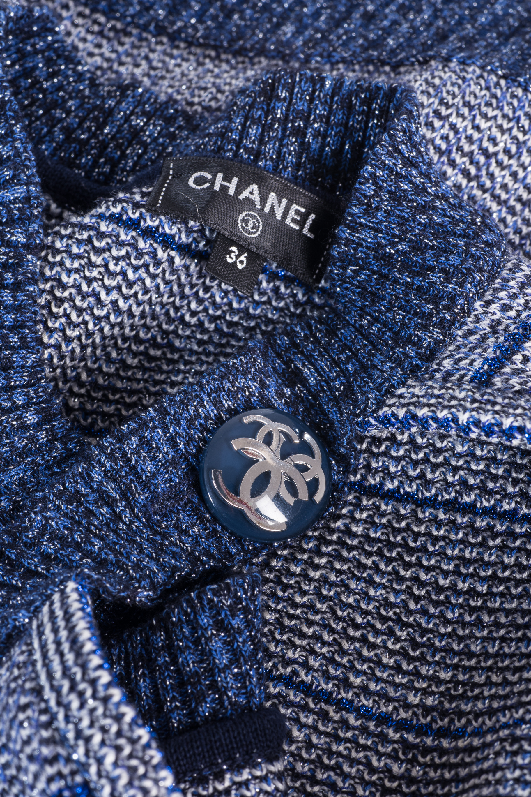 Chanel Knit Top, FR36 - Huntessa Luxury Online Consignment Boutique
