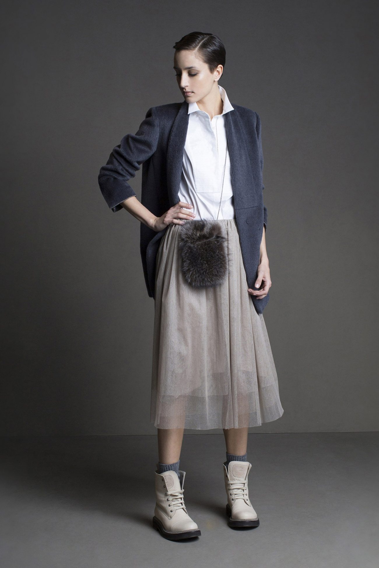 Brunello Cucinelli Tulle Skirt, IT38 - Huntessa Luxury Brunello Cucinelli Tulle Skirt, IT38 - Huntessa Luxury