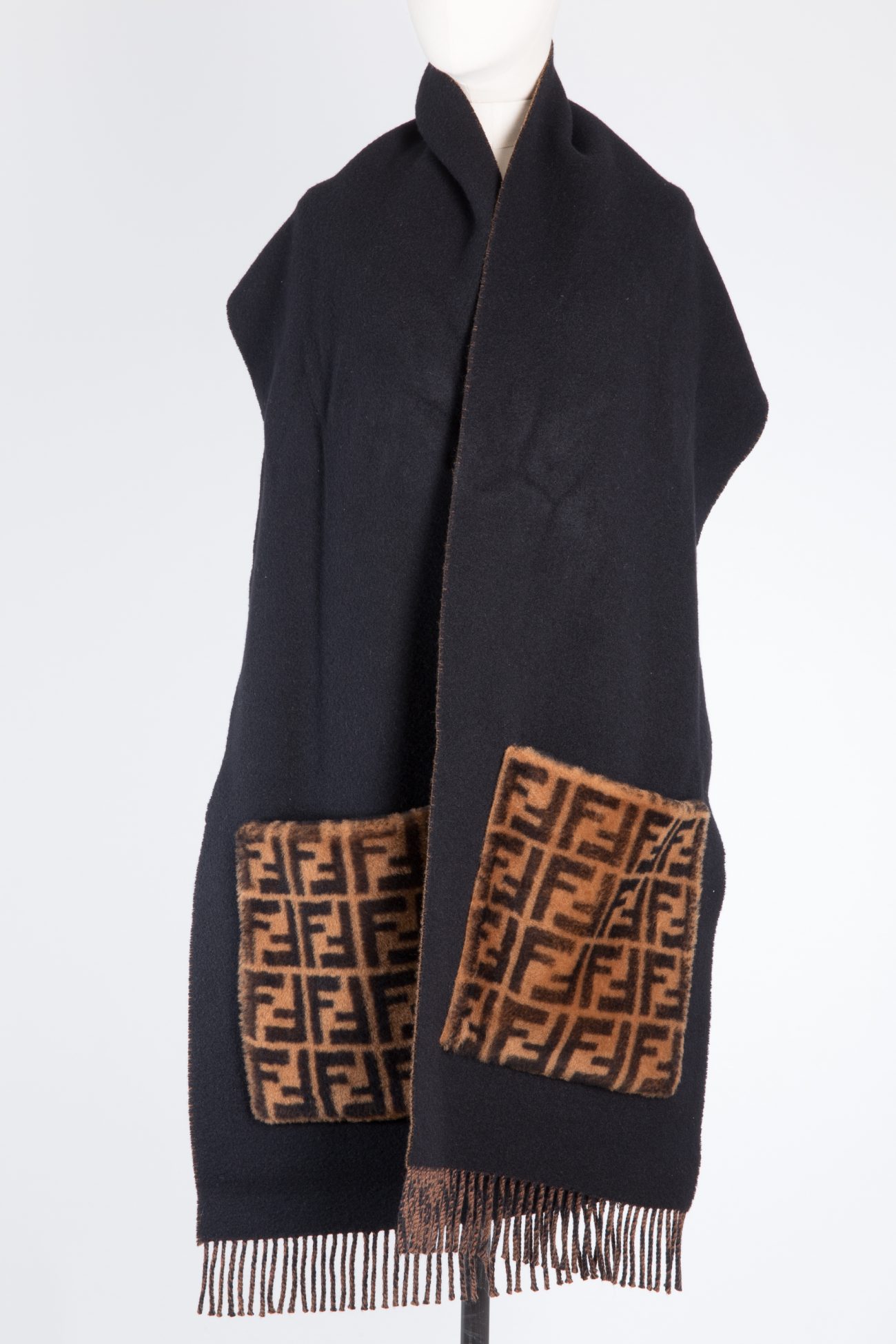 Fendi Scarf One Size Huntessa Luxury Online Consignment Boutique