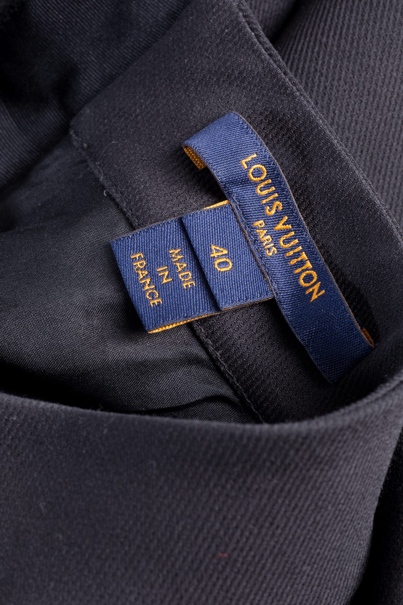 Louis Vuitton Leather trimmed dress