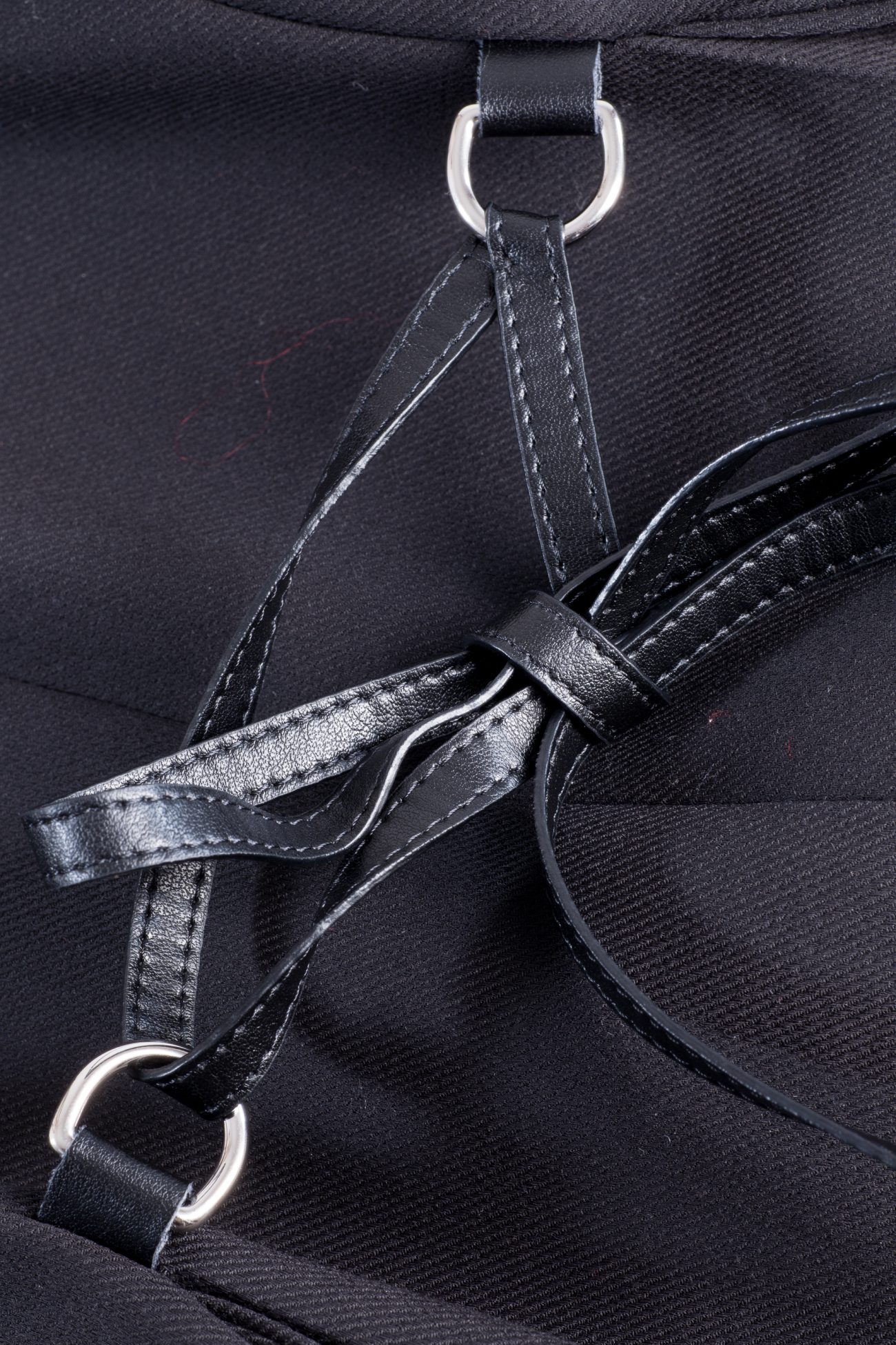 Louis Vuitton Leather trimmed dress