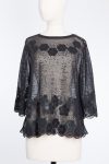 Chanel Sequin Camelia Top