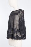 Chanel Sequin Camelia Top