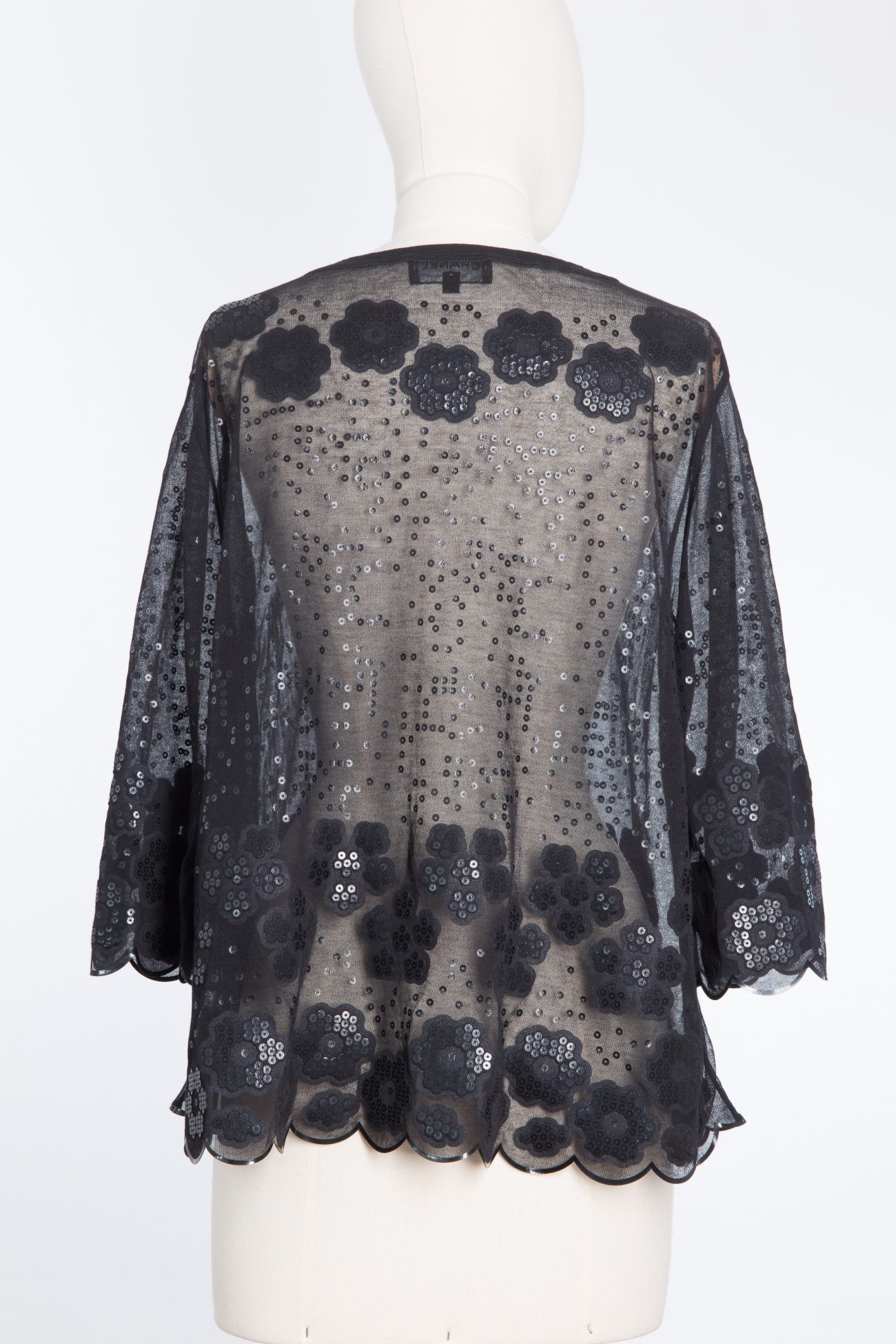 Chanel Sequin Camelia Top