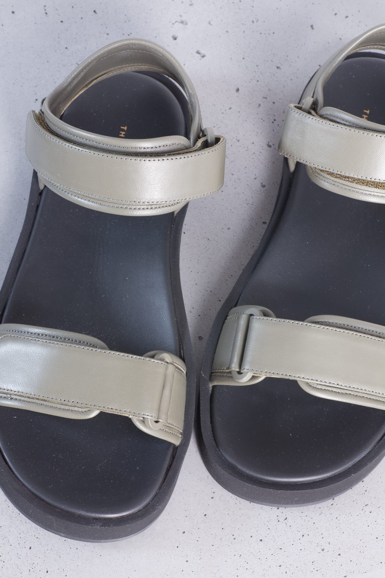 The Row Hook and Loop Sandals