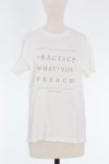 Brunello Cucinelli Practice what you preach printed t-shirt