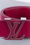 Louis Vuitton LV Initial pink belt
