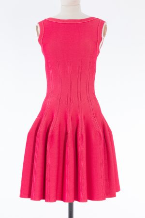 Alaia Knit Coral Dress
