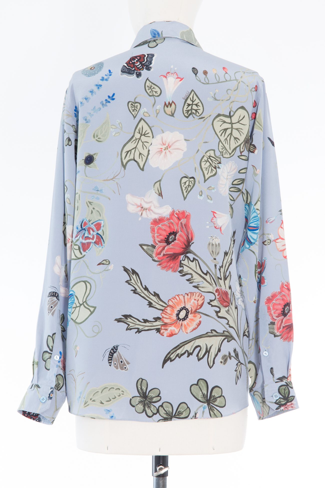 Gucci Silk Floral-Print Shirt