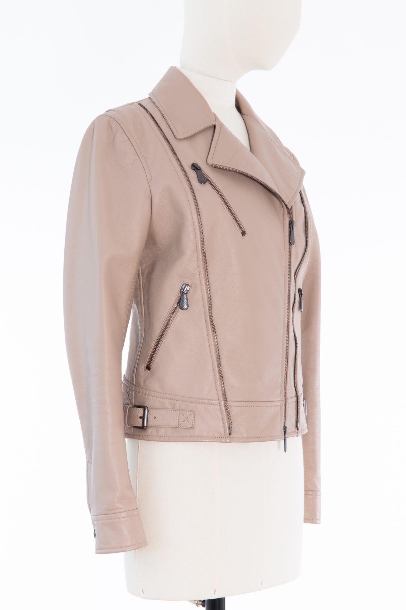 Bottega Veneta Leather Biker Jacket