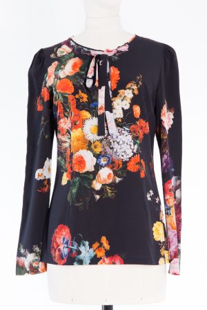 Dolce&Gabbana floral-print silk blouse