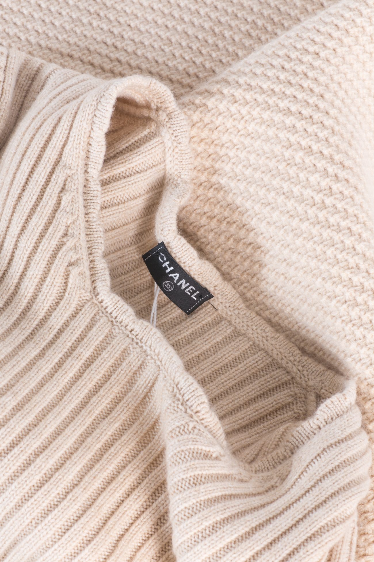 Chanel knitted cashmere dress