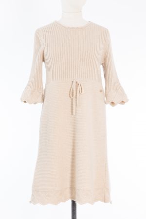 Chanel knitted cashmere dress