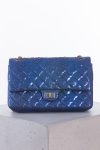 Chanel 2.55 python leather bag