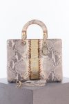 Lady Dior Large Royal Python bag