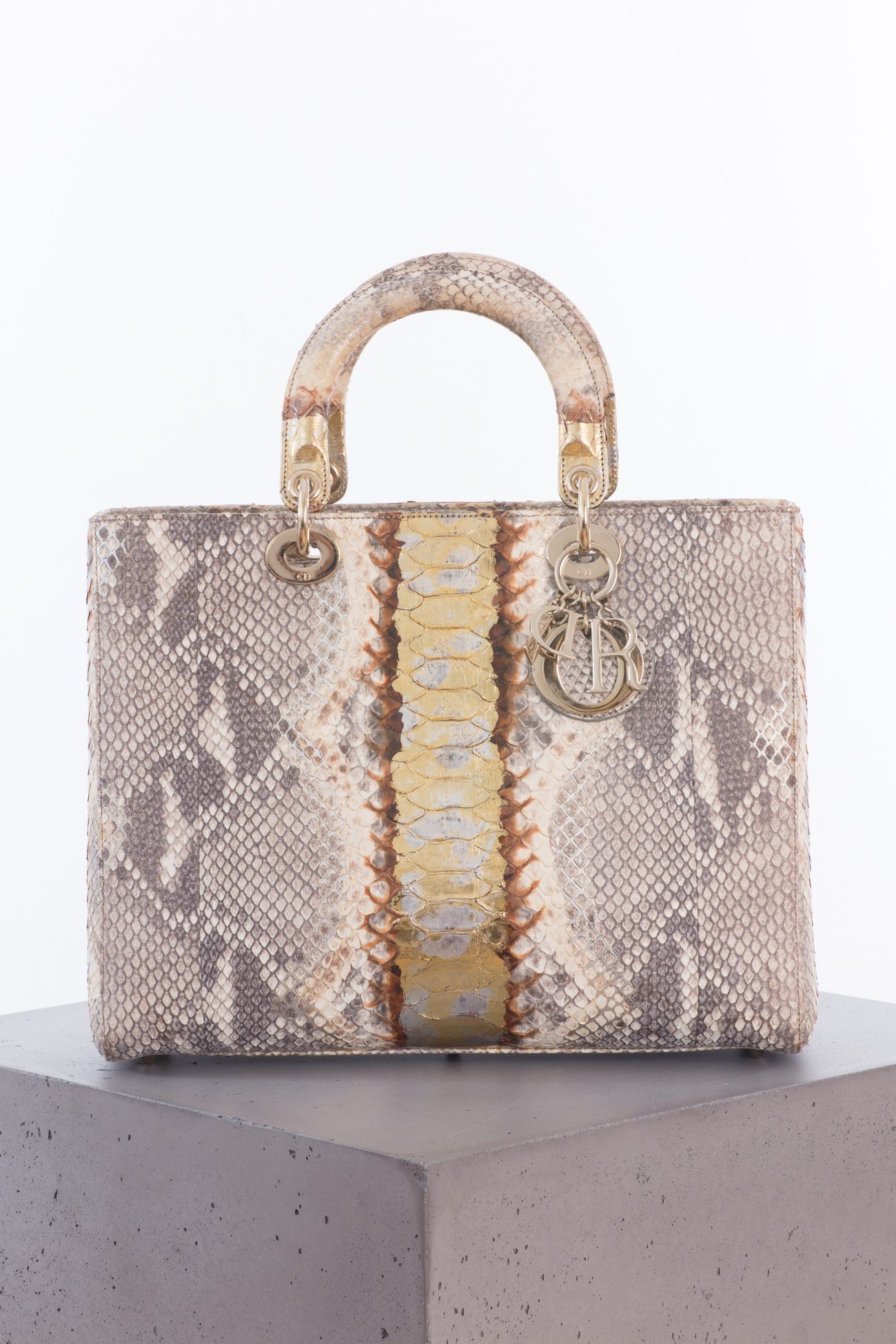 Lady Dior Large Royal Python bag