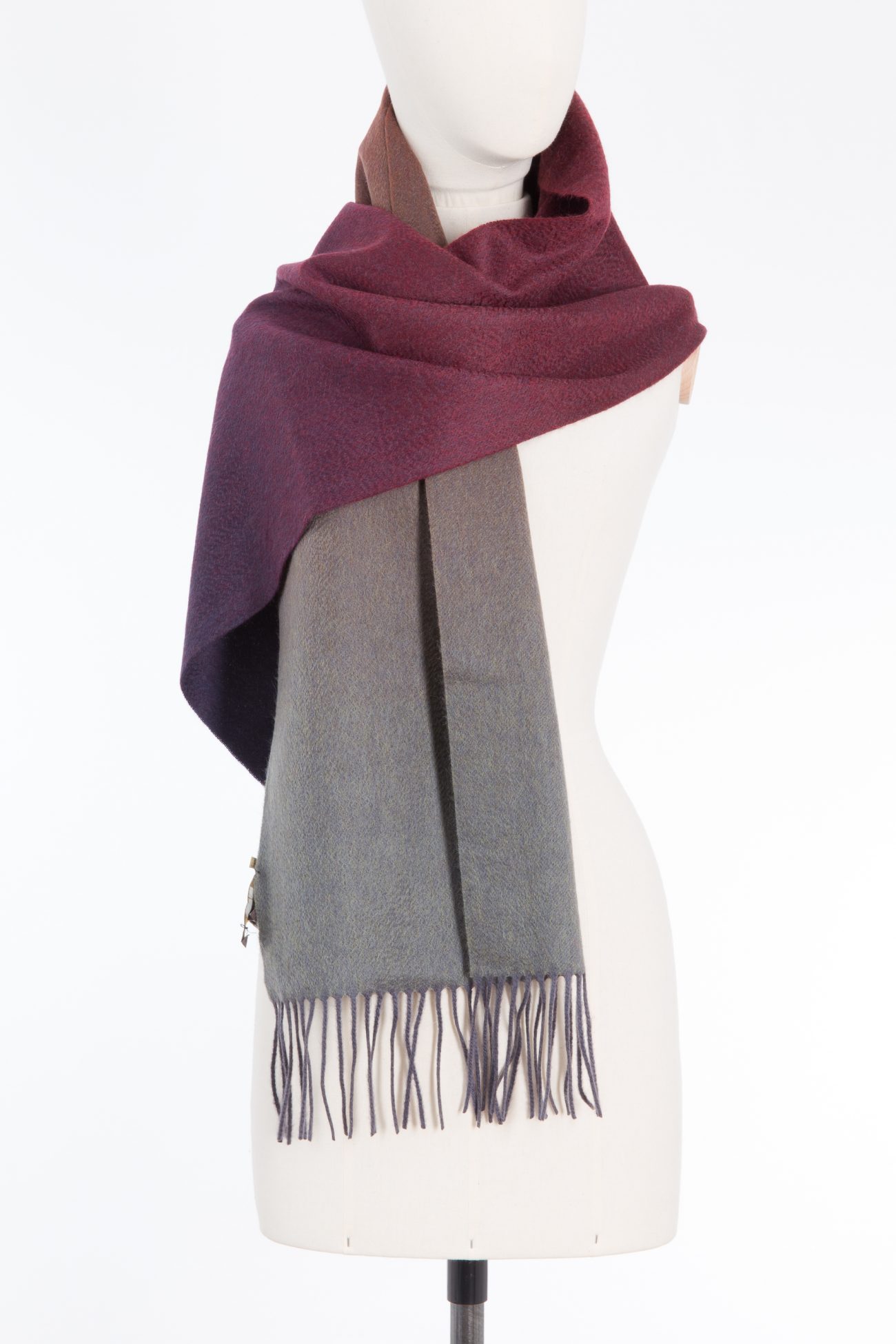 Loro Piana fringed cashmere scarf