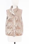 Brunello Cucinelli leather reversible down vest