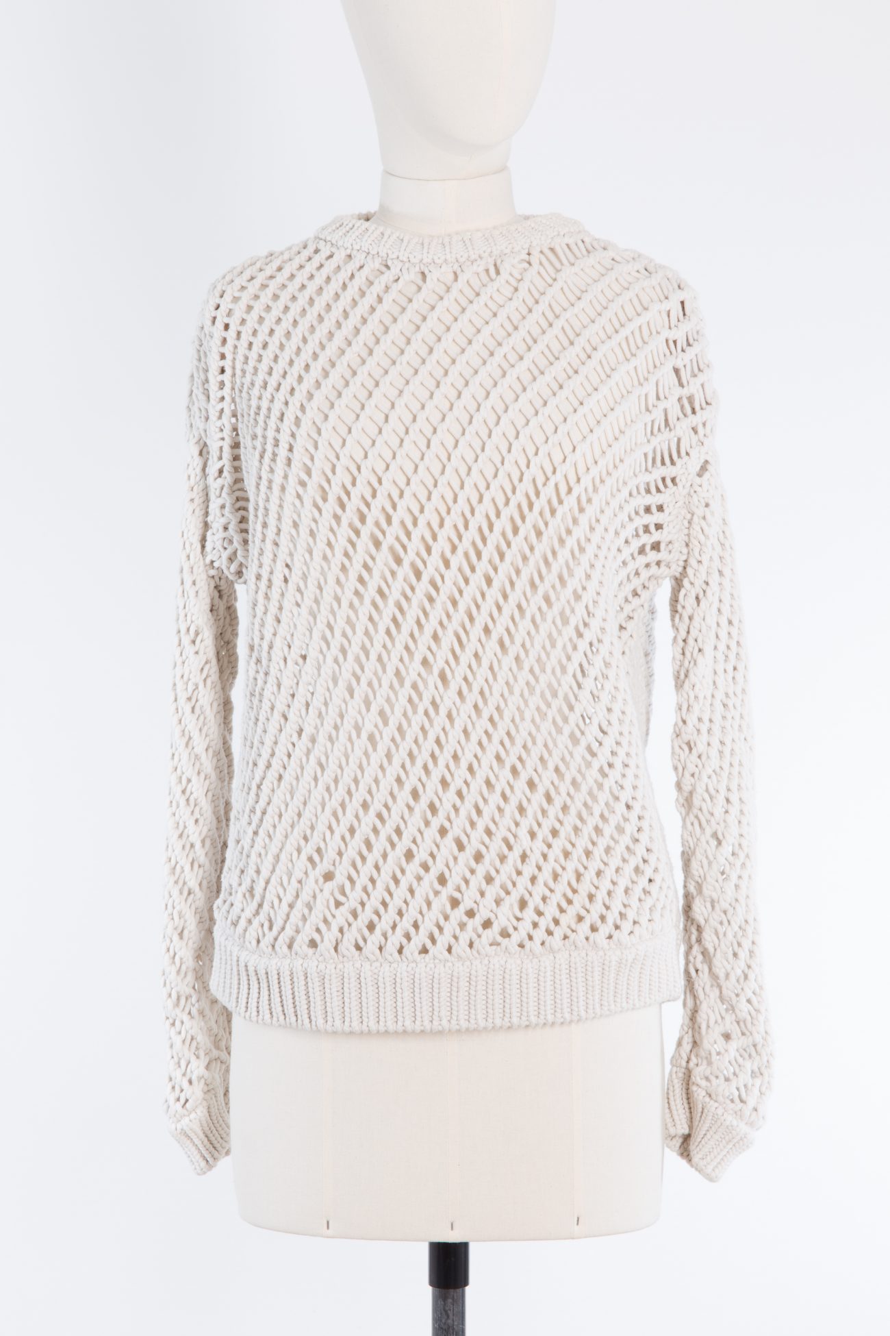 Brunello Cucinelli cotton open-knit sweater