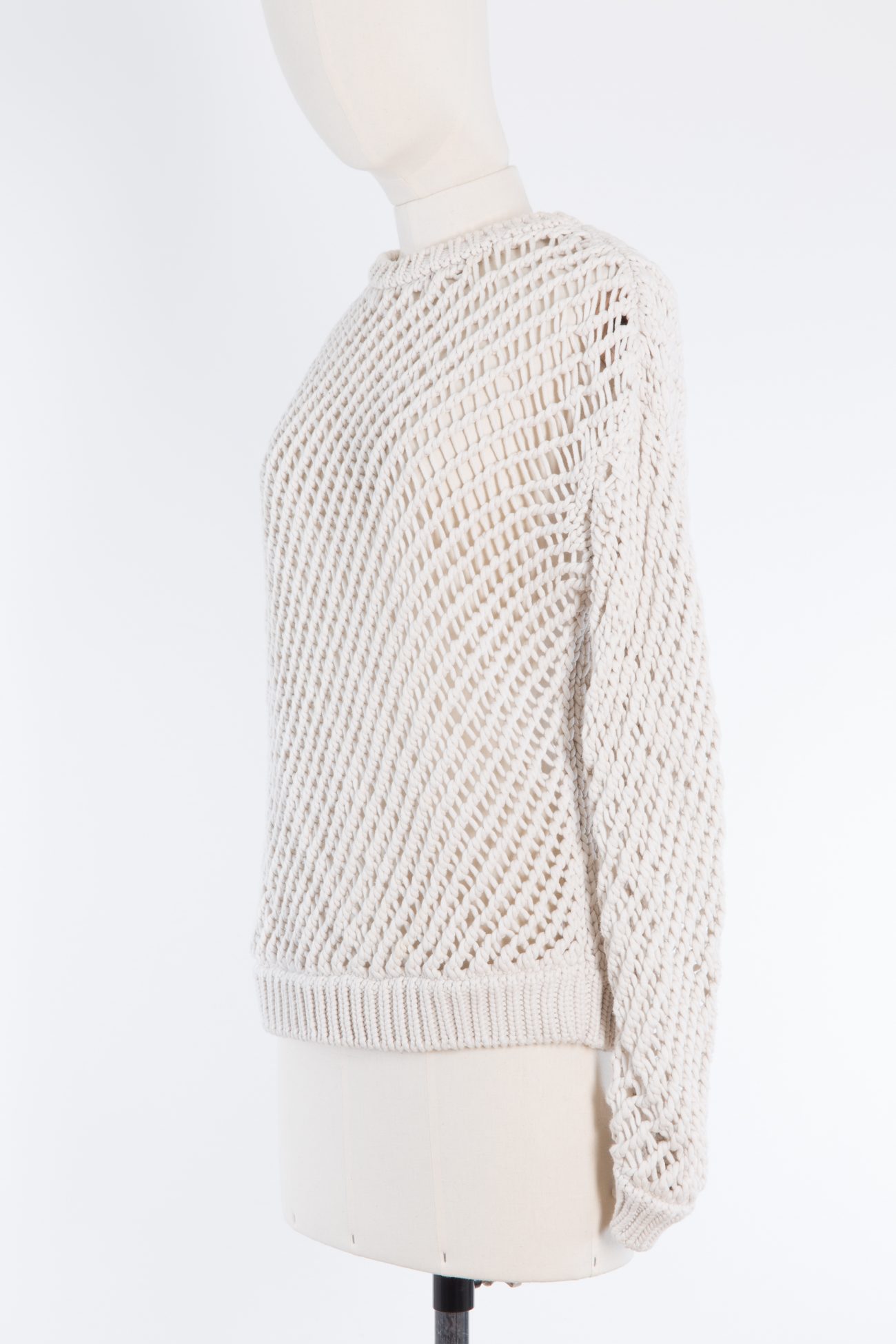 Brunello Cucinelli cotton open-knit sweater