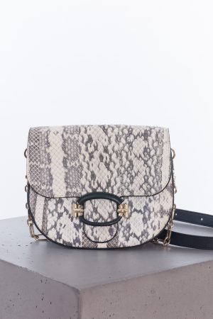 Tod's T-Ring python leather bag