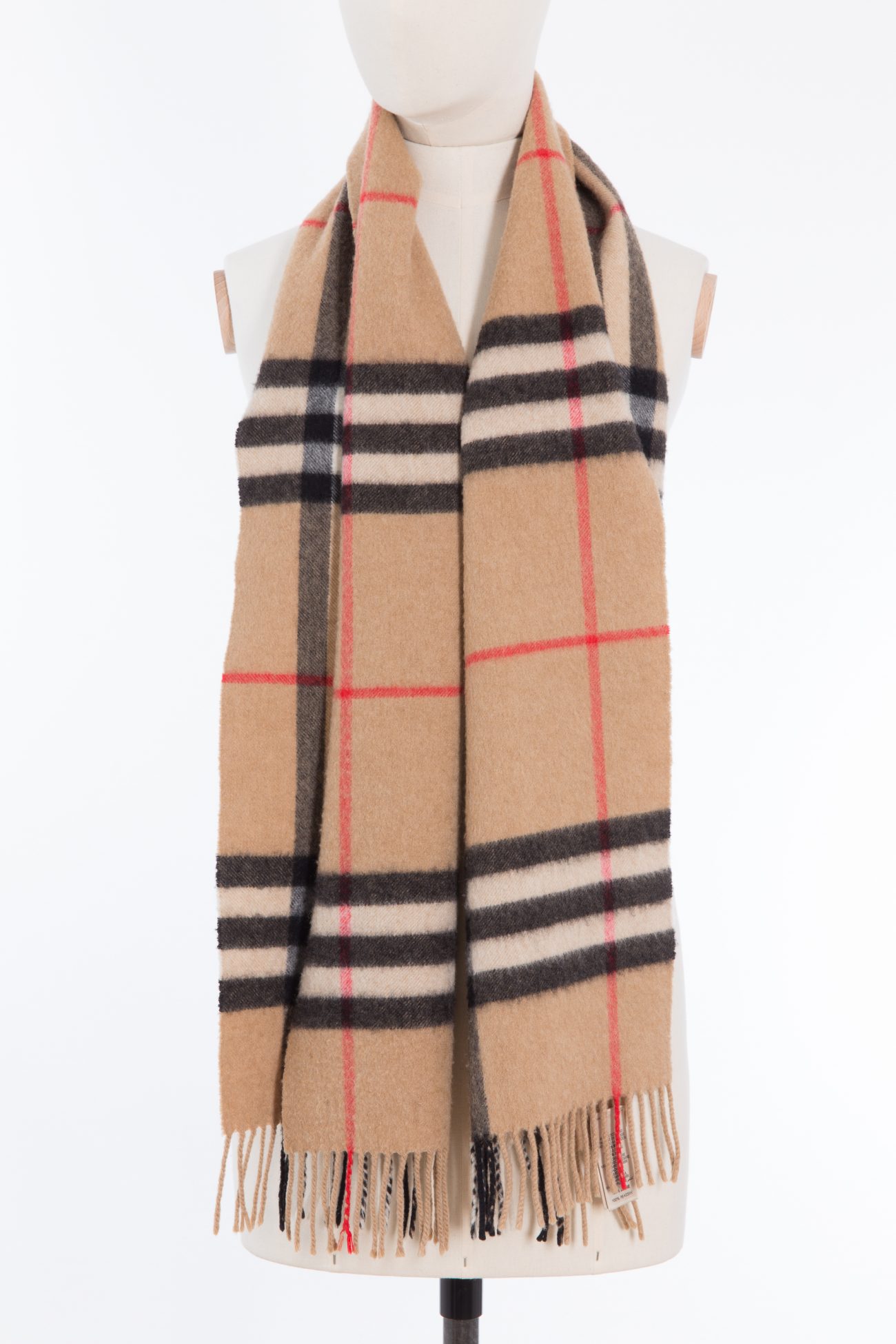Burberry the classic check cashmere scarf