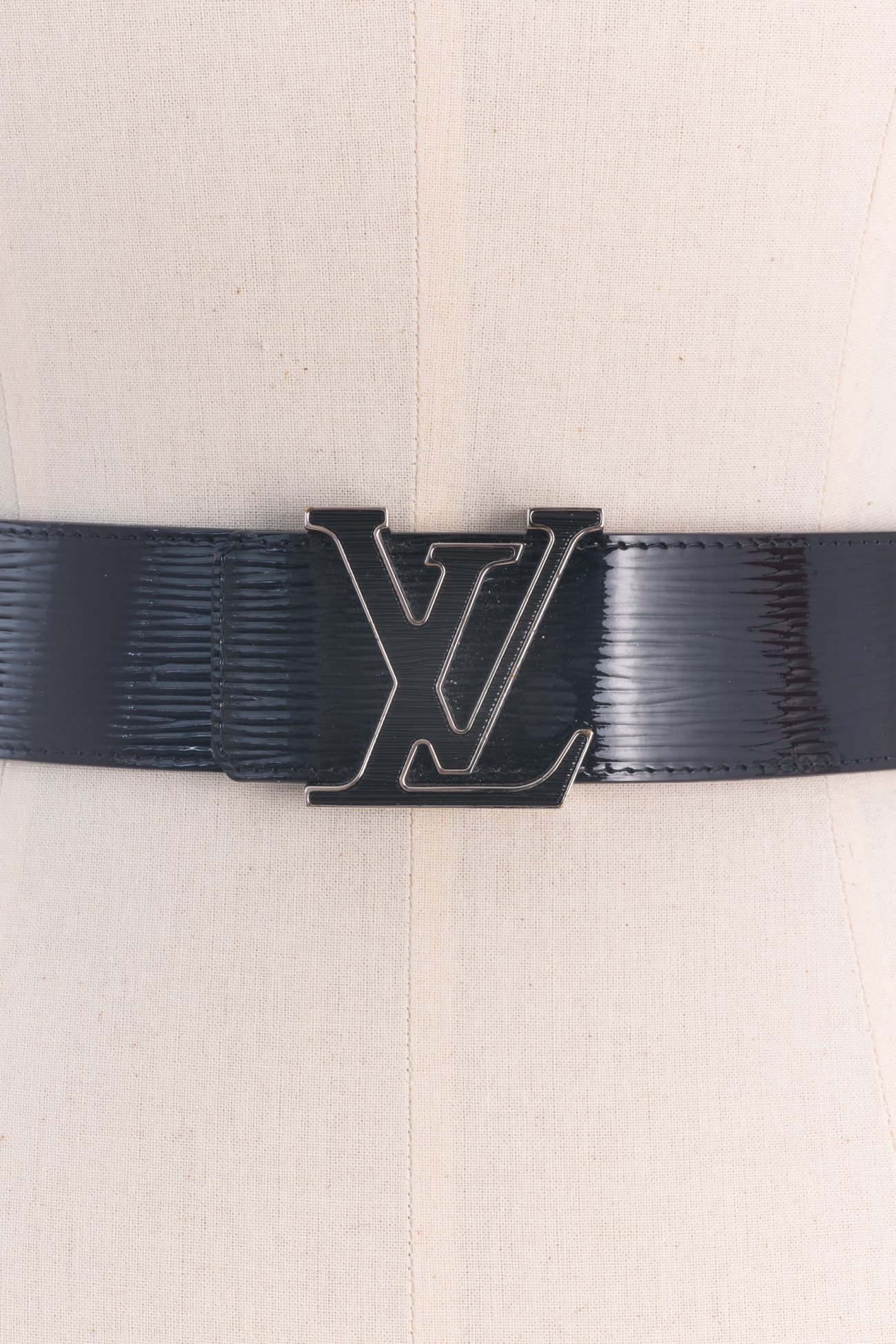 Louis Vuitton Initials Epi leather belt