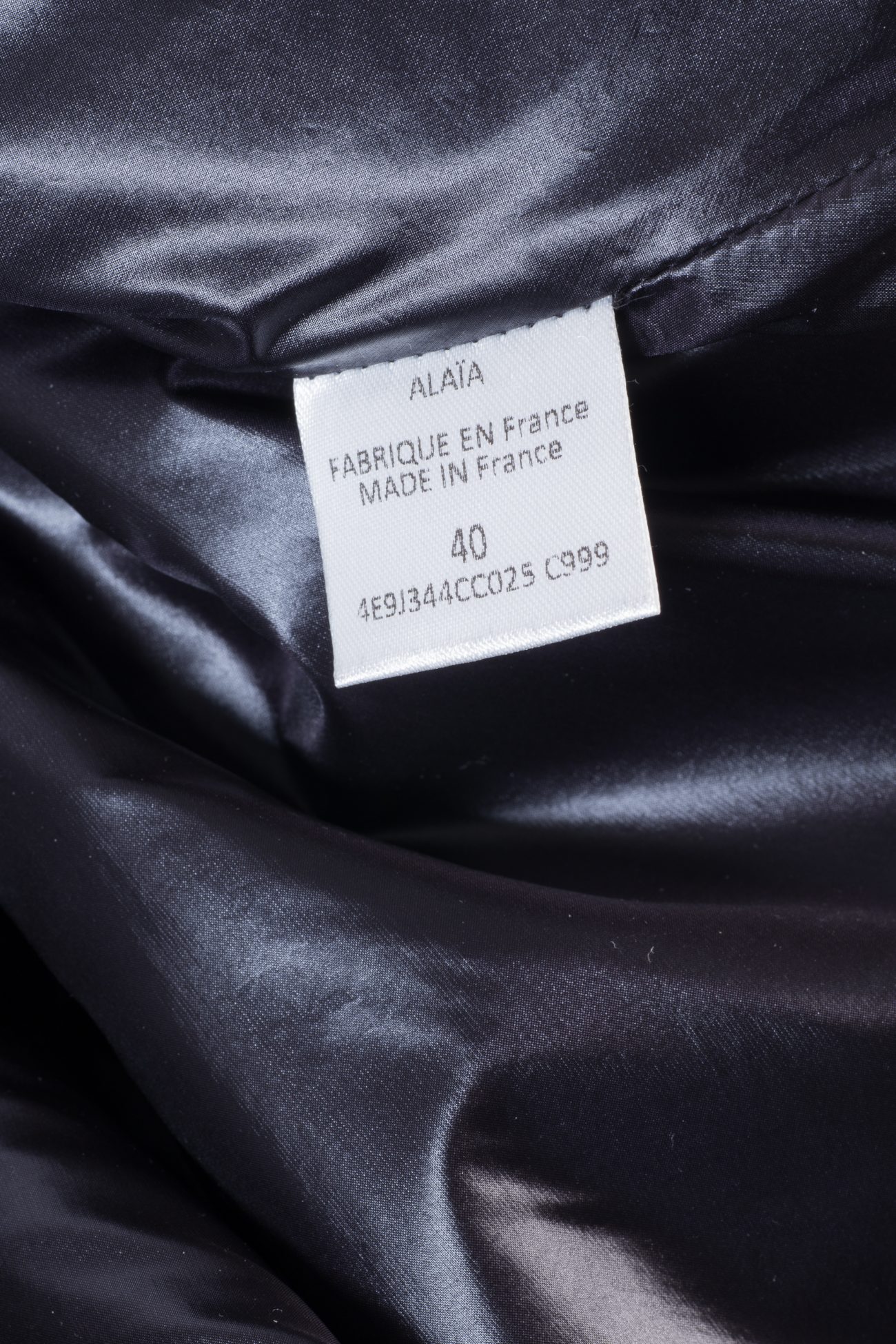 Alaia leather skirt