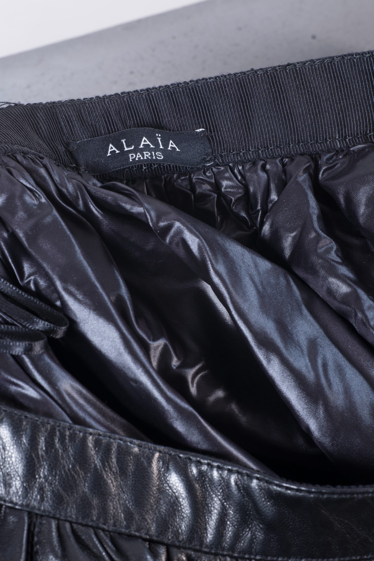 Alaia leather Skirt