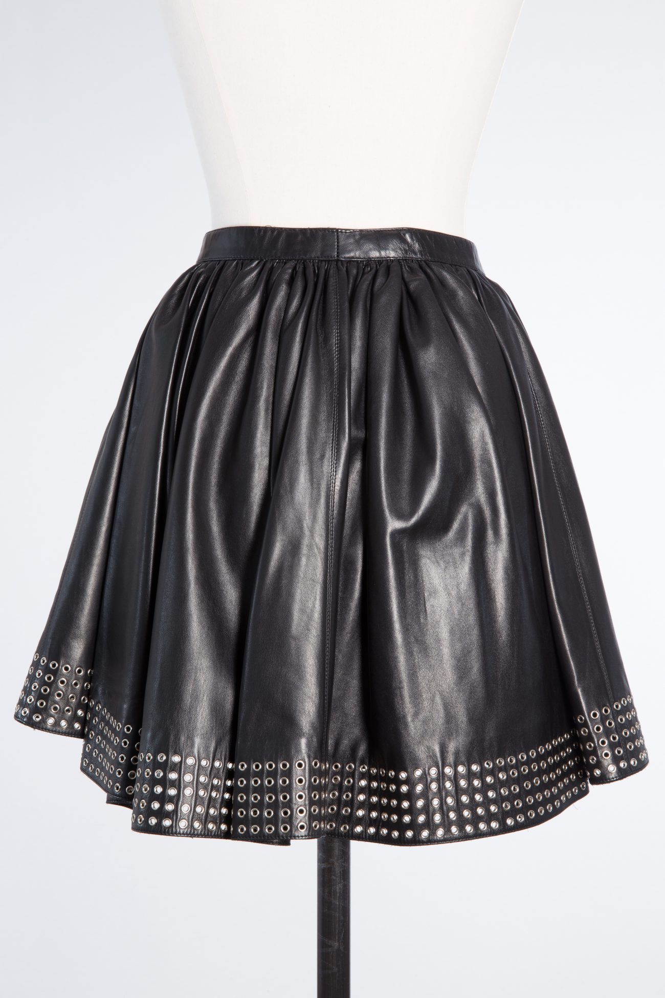 Alaia leather skirt