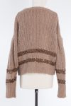 Brunello Cucinelli Sequin embellished wool and cashmere blend sweater