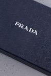 Prada nylon and leather long gloves