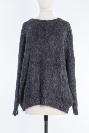 Brunello Cucinelli Bead-embellished ‘Be a good one’ sweater