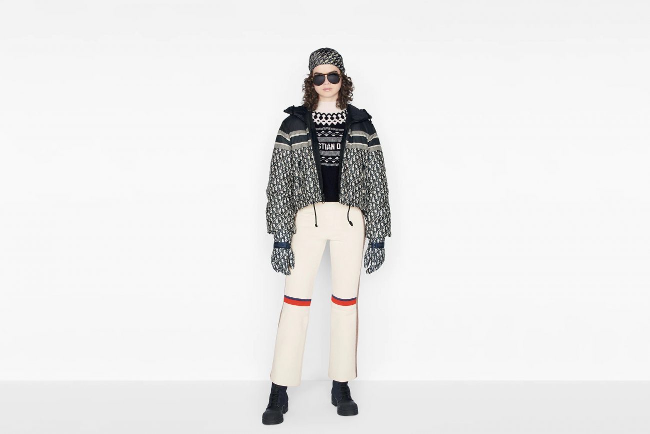 Reversible Dior oblique down jacket