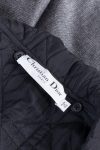 Dior 2-IN-1 Cotton denim jacket with underlaying removable Cannage vest