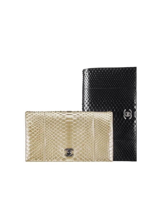 Chanel Python leather pochette from 17A collection