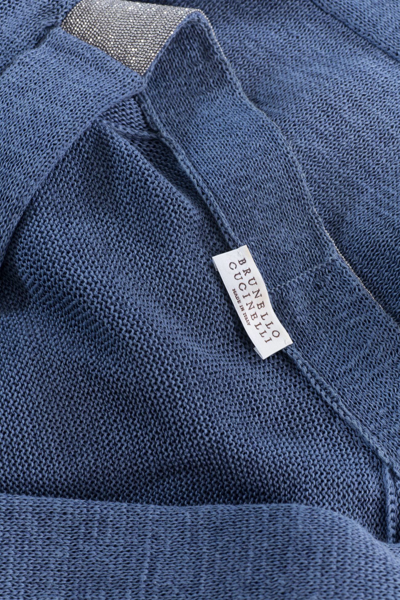 Brunello Cucinelli cardigan, cotton, blue marine, L
