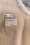 Brunello Cucinelli mink furl gillet, it42, beige
