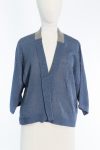 Brunello Cucinelli cardigan, cotton, blue marine, L