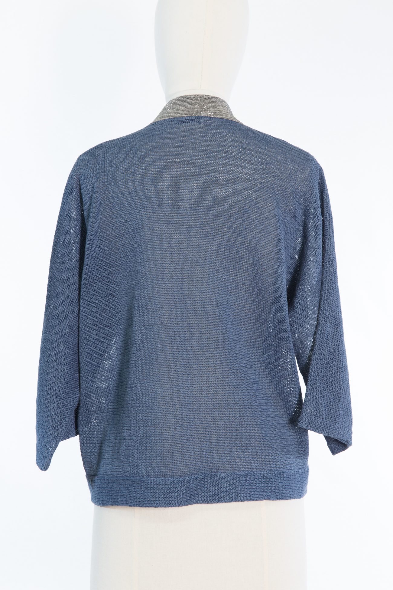 Brunello Cucinelli cardigan, cotton, blue marine, L