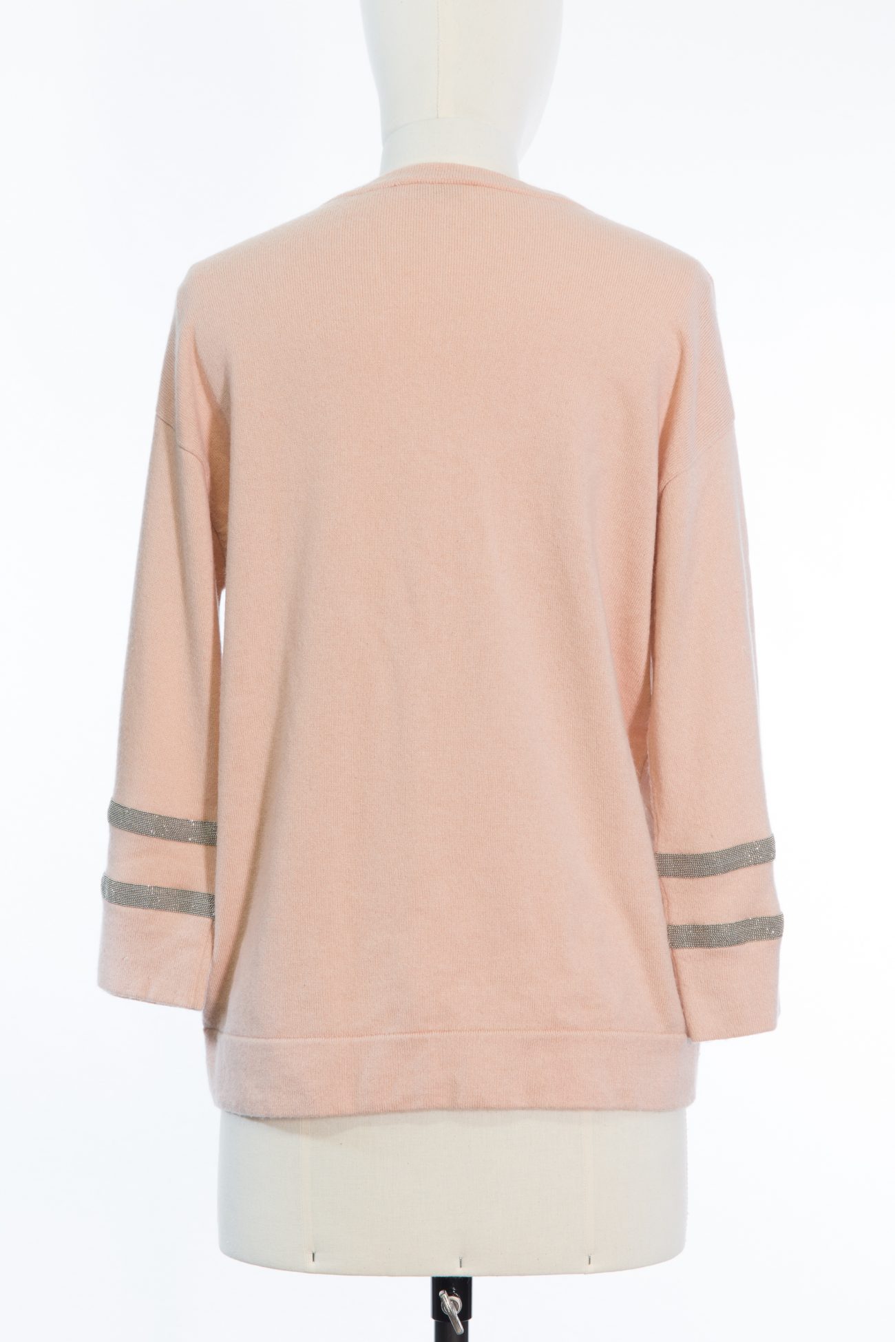 Brunello Cucinelli, sweater, cashmere, L , pale pink