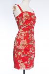 Dolce&Gabbana Floral-print silk-blend mini dress, red, IT40