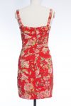 Dolce&Gabbana Floral-print silk-blend mini dress, red, IT40