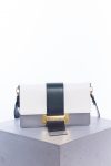 Prada Cahier Leather Crossbody Bag