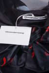 Alexander Wang Rose printed slip dress in black