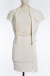 Versace ivory dress and jacket, IT40