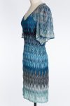 Missoni Zig Zag short-sleeved mini dress